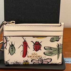 Coach Slim Card Case Insects CR927